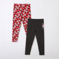 Bipack Calza Niña Full Print Minnie Mouse Rojo Disney