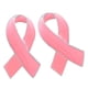 thumbnail image 1 of 2 Piezas Pink Esmalte Cáncer De Pecho Concientización Cinta Cinta Broches Pines, 1 of 5