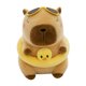 thumbnail image 1 of Carpincho De Peluche Suave, Juguete De Simulación De Coche, Juguete De Peluche Suave Decorativo Para Ni?as, Marrón, 30cm, 1 of 5