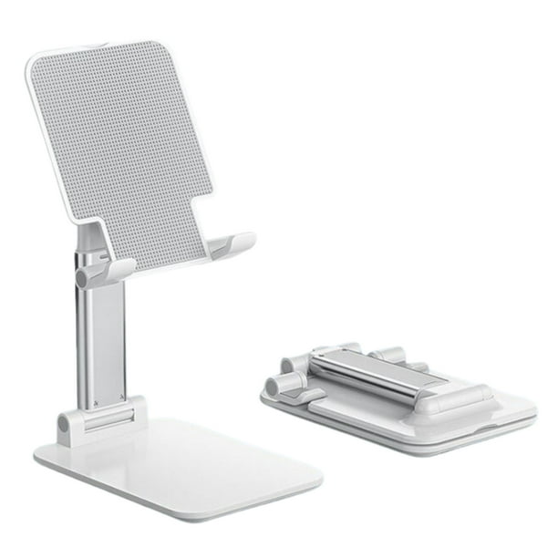 Soporte Base Porta Celular Tablet iPad Para Mesa blanco