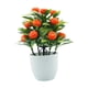 thumbnail image 5 of Mini Planta Artificial Decorativa De Fruta Falsa En Maceta Para Ba?o, Oficina, Mesa, Naranja, 5 of 5