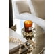 thumbnail image 5 of Plato para velas Alice Lane Original Bubble Glass, color ámbar, 5 of 9