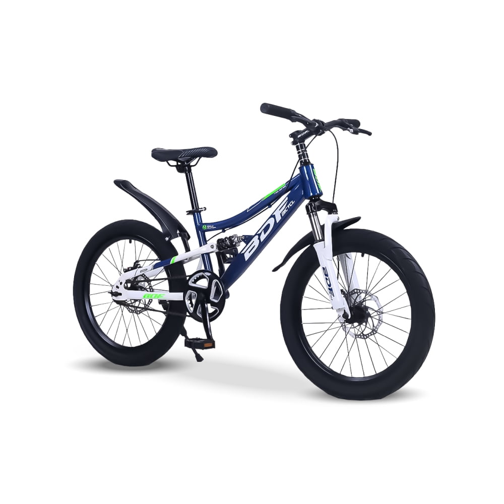 Bicicleta Mtb Aro 20 Azul Doble Suspension