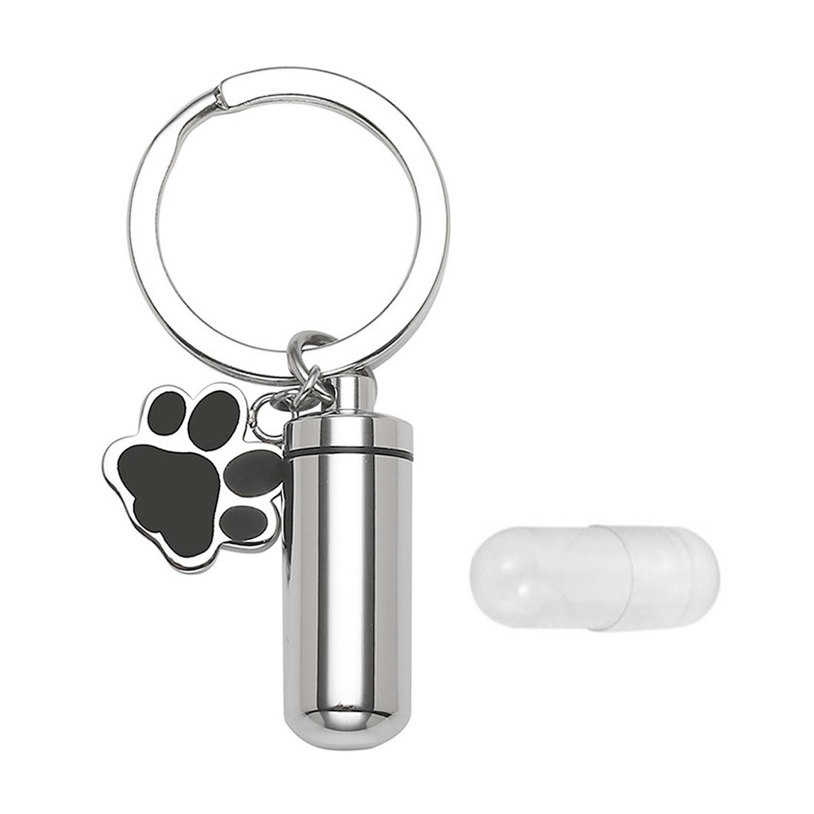 Magideal - Urnas Para Cenizas De Mascotas, Urnas Conmemorativas Que Se Pueden Abrir, Paz Y Comodidad, Urnas Para Cenizas De Perros, Urnas Conmemorativas De Crema , Llavero