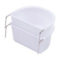 Ioensy - Plato De Alimentación Para Pájaros, Bandeja De Comida Para Animales Pequeños, Cacatúas, Tortolitos, 10,9 Cm X 9,8 Cm X 5,4 Cm, 2 Uds.