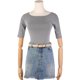 thumbnail image 5 of INSPIRE CHIC Cinturón de mujer de cuero sintético con hebilla dorada/plata, cinturones de cintura casuales de 0.9" de ancho para jeans, pantalones, vestidos 42.1x0.9"(LxW) Hebilla de oro-Albaricoque, 5 of 6