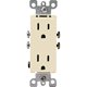 thumbnail image 3 of Receptáculo dúplex Leviton Decora, 15 A, 125 V, color marfil, 3 of 5