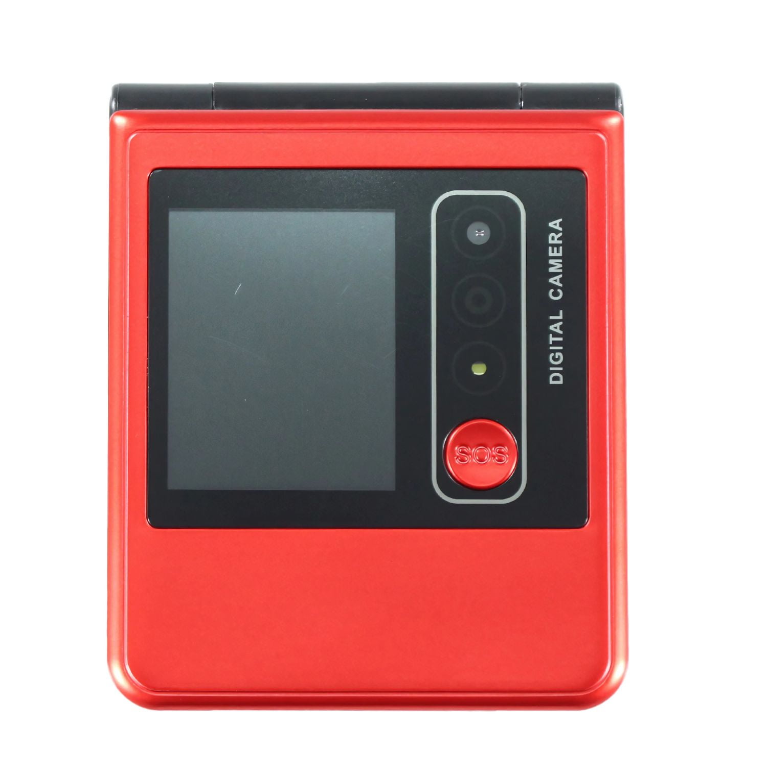 Tecnolab - Teléfono Senior 4g Sos Dual Sim Pantalla Doble Rojo - Ps