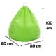 thumbnail image 3 of Pouf Pera Verde Eco Cuero 100x80x80 cm, 3 of 3