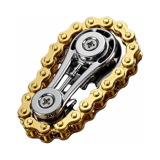 Giroscopio Metal Spinner Antiestrés Cadena Fidget Mecanico