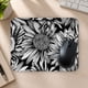 thumbnail image 2 of Mousepad 20x24 Cm - Diseño Girasoles Monocromo, 2 of 3