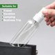 thumbnail image 5 of Mini Travel Spray Botellas, 2oz/50ml Transparente Vacío Plastic Containers con Niebla fina Sprayer, Set de 6 con Etiquetas Incluidas, 5 of 7