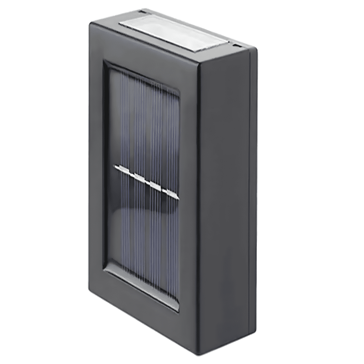 Genérica - Lámpara De Pared Foco Exterior Jardín Carga Solar Luz Cálida