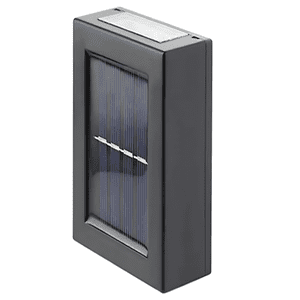 Genérica - Lámpara De Pared Foco Exterior Jardín Carga Solar Luz Cálida