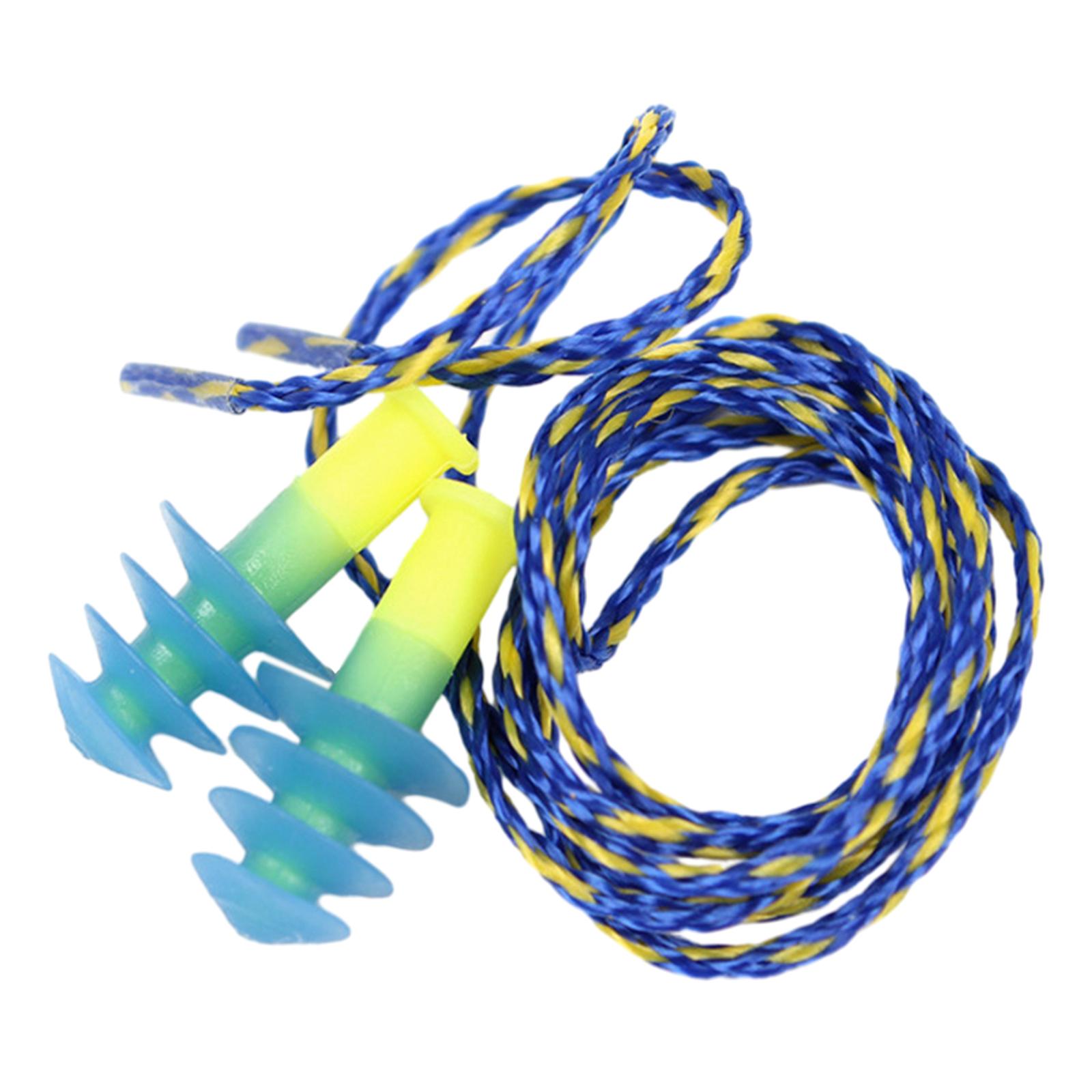 Magideal - -Tapones Para Los Oídos De Cordón Reutilizables, Cómodos Tapones Para Los Oídos Suaves Con Cancelación De Ruido Para Dormir, Estudiar, Trabajar, Lugar