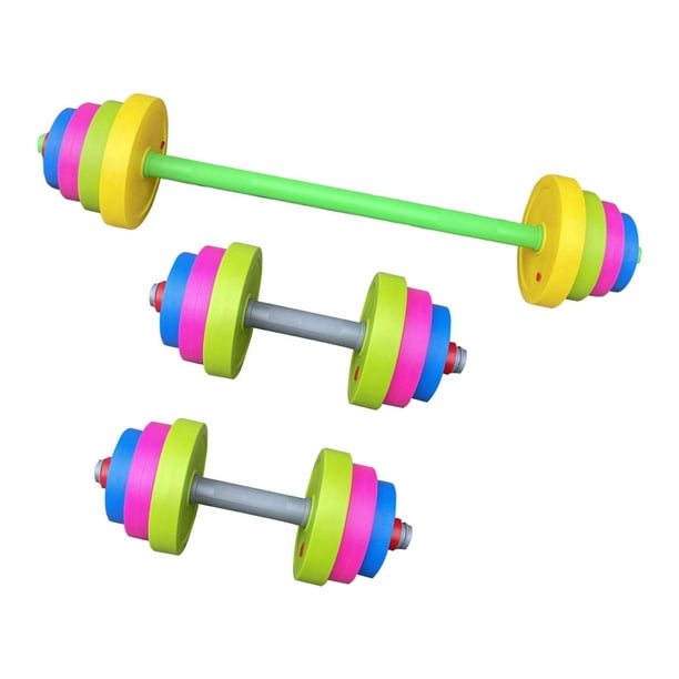 3PCS Juguetes Para Niños Mancoderías Powerlifting Para Mayores De 3 Años Set De Equipos De Entrenamiento Para Niños