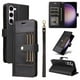 thumbnail image 4 of FOXDOCK Funda tipo Cartera para Samsung Galaxy S23 Plus – Cubierta de Cuero PU con Múltiples Ranuras, Bolsillo para Efectivo y Correa de Muñeca, 4 of 6
