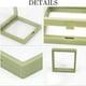 thumbnail image 3 of 6 unidades, organizador de joyas para anillos, collares, pulseras y pendientes, caja transparente., 3 of 6