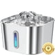 thumbnail image 1 of Fuente de agua Cat Vekonn de acero inoxidable de 2,2 litros con bomba silenciosa, 1 of 8