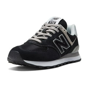 Zapatilla New Balance 574 Core Para Mujer, Color Negro/Blanco, Talla 7