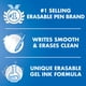 thumbnail image 2 of Rotuladores PILOT FriXion Fineliner borrables, paquete de 12 unidades, tinta negra, 2 of 5