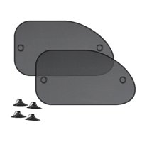 Magideal - 2 Parasoles De Ventana Lateral De Coche, Accesorios Interiores De Coche, Cortina Con Ventosa, Protección De Privacidad, Coche Plegable Para La Mayoría