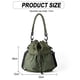 thumbnail image 2 of Bolso de hombro para mujer, pequeño, tipo cubo, de nailon, tipo tote, informal, tipo hobo., 2 of 7