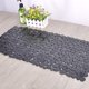 thumbnail image 5 of Alfombra de ducha SONGZIMING, antideslizante, de PVC negro guijarro, 40 x 90 cm, 5 of 7