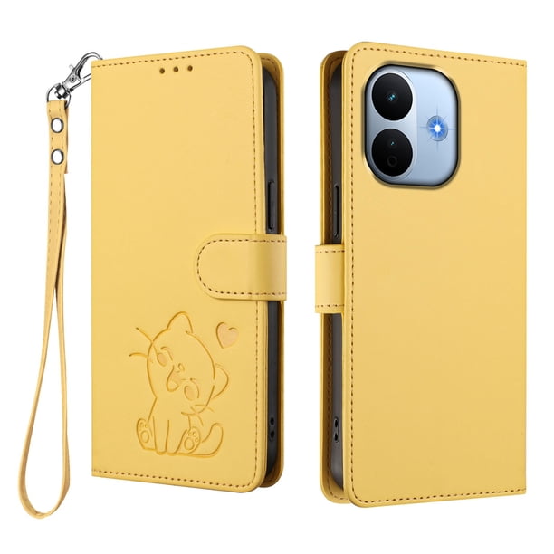 Funda Billetera Magnética para Xiaomi Redmi Note 17 Pro Plus 5G, Amarillo