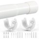 thumbnail image 1 of Barra de armario SUTINE de 43 a 97 cm, ajustable, de acero inoxidable resistente, 1 of 6