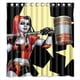 thumbnail image 1 of Cortina de ducha Harley Quinn, juego de cortina de baño con ganchos, tamaño 66 x 72 pulgadas, 1 of 3