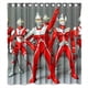 thumbnail image 1 of Cortina de ducha Ultraman con ganchos (167 x 183 cm), 1 of 3