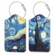 thumbnail image 1 of Etiquetas de equipaje Fintie Privacy Cover ID, 2 unidades, Starry Night, 1 of 7