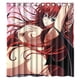 thumbnail image 1 of Cortina de ducha japonesa de anime High School DxD Lias Gimonty, juego de cortina de baño con ganchos, tamaño 66 x 72 pulgadas, 1 of 3