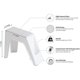 thumbnail image 2 of Demis Home Shower Foot Rest Pedicure Foot Rest Grey S, 2 of 3