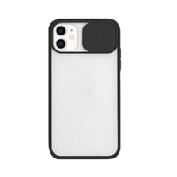 Genérico - Carcasas Silicona Protección Cámara Matte Para Iphone 11 Negro