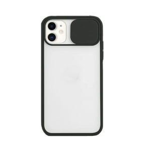 Genérico - Carcasa Silicona Protección Cámara Mate Para Iphone 13 Negro