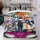 thumbnail image 4 of Mob Psycho Conjunto de sábanas temático, trío de piezas, cómodo y amigable con la piel, diseño único, regalo de decoración para el hogar para familiares, amigos y fans, 90 cm * 190 cm, 4 of 6