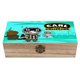 thumbnail image 1 of Carl el Coleccionista Caja Organizadora de Madera Rústica - Caja Decorativa Multifuncional para Escritorio, Hogar, Oficina, Joyas y Manualidades, 1 of 6