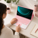thumbnail image 2 of Funda Con Teclado Rosado Para Samsung S9/S9 Fe 10.9 Español, 2 of 6