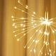 thumbnail image 5 of Cadena de luces LED para interiores y exteriores, luces de fuegos artificiales con control remoto por USB, 8 modos para fiestas navideñas, jardines, exteriores e interiores., 5 of 7