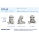 thumbnail image 4 of Peluche de peluche Hugimals Sam The Sloth, pesa 2,04 kg, 4 of 8