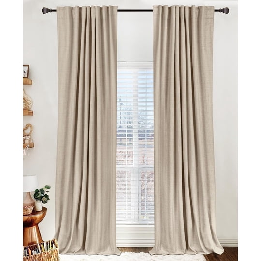 Cortinas Blackout 100% Blackout Shield Tipo Lino