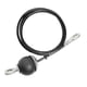 thumbnail image 2 of Cable de polea de fitness Polea de polea Multipropósito práctico Máquina de ejercicio Ejercicio Alambre de acero Cable de extensión de la cuerda 400 cm, 2 of 5