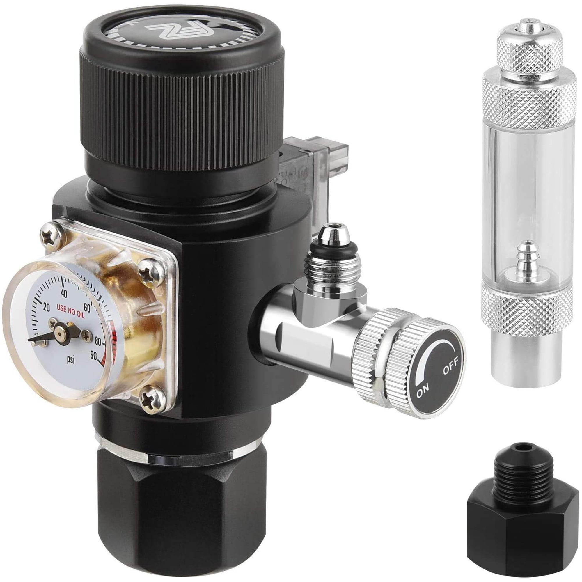 Regulador de CO2 FZONE Mini V3.0 de doble etapa con solenoide DC