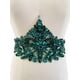thumbnail image 1 of Aplicación de encaje con pedrería, cuentas y lentejuelas para coser, verde, 1 of 5