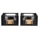 thumbnail image 1 of Set De 2 Cajas De Almacenamiento Plegable 25X16.5X10Cm Negras, 1 of 2