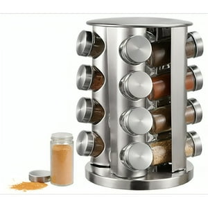 Genérico - Set Condimentero Especiero Giratorio Cocina 16 Pcs