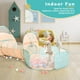 thumbnail image 2 of Tienda de campaña SISTICKER 3 en 1 para niños con piscina de bolas y túnel de juego, 2 of 3