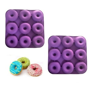 Genérico - Pack 2 Moldes Silicona Donas Moldes De Silicona Donas 9 Dona